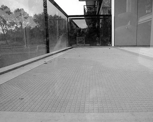 Balcony, concrete and anti-slip, anti-slip