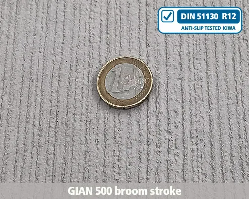 gian500 broom stroke , anti-slip, texture, profile, stairs, stair nosing