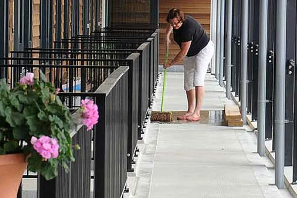 Practical example: GIAN anti-slip texture on balcony